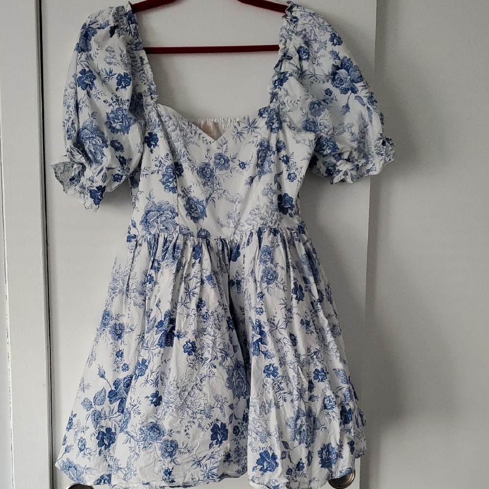 Floral Puff Sleeve Dress